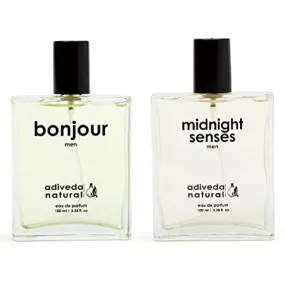Adiveda Natural Bonjour & Midnight For Men Eau de Parfum - 200 ml