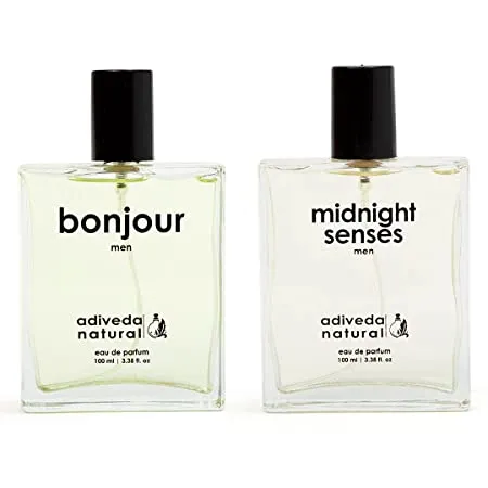 Adiveda Natural Bonjour & Midnight For Men Eau de Parfum - 200 ml