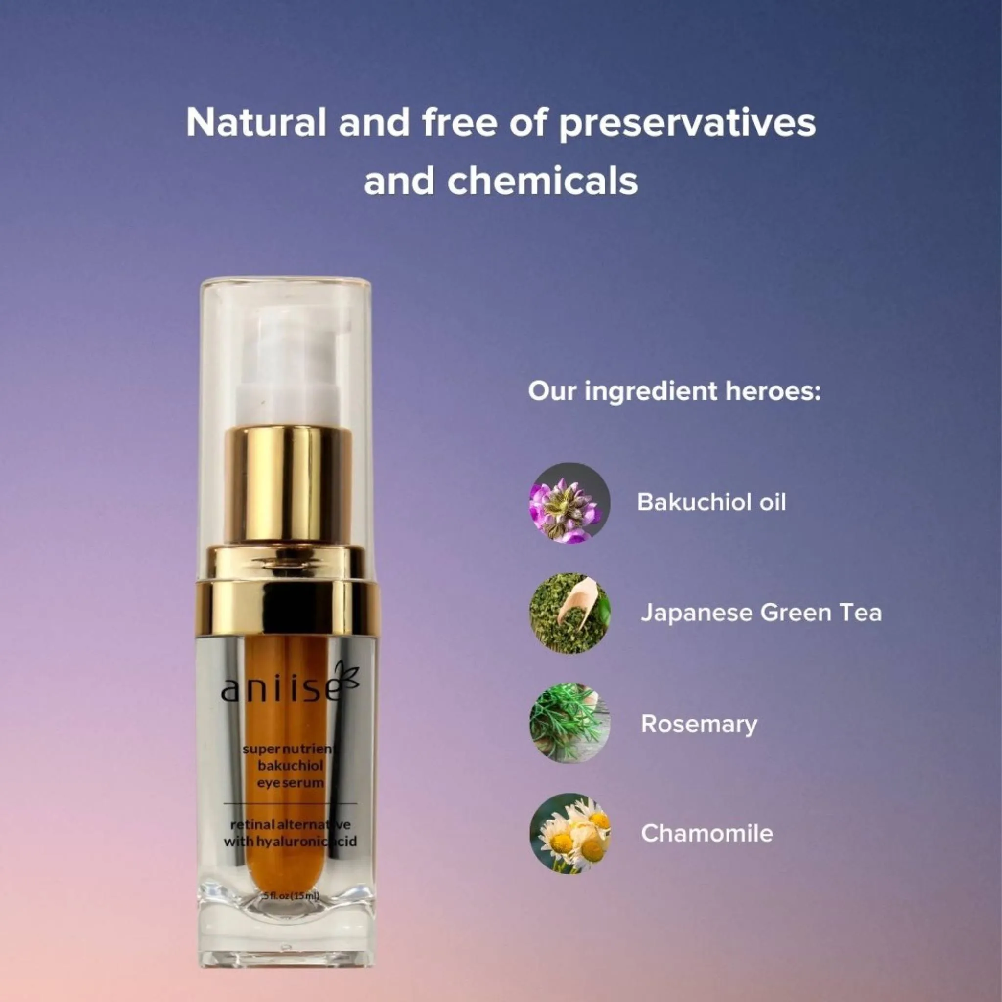 Anti-Aging Bakuchiol Eye Serum - Retinol Alternative