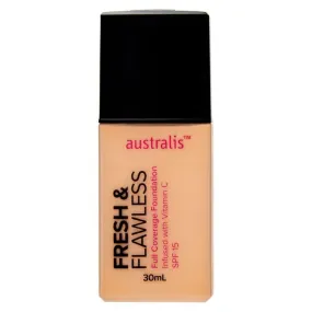 AUSTRALIS Fresh & Flawless Full Coverage Foundation - Cashmere