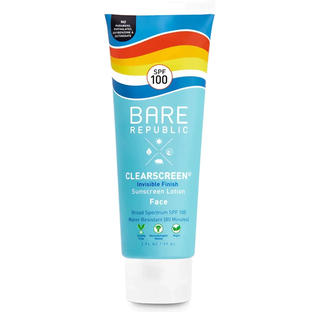 Bare Republic™ Clear Screen Face Lotion SPF 100- 2 oz.