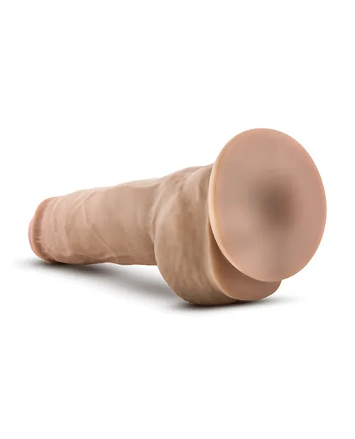 Blush Au Natural 10" Big Boy Realistic Dildo with Balls - Vanilla