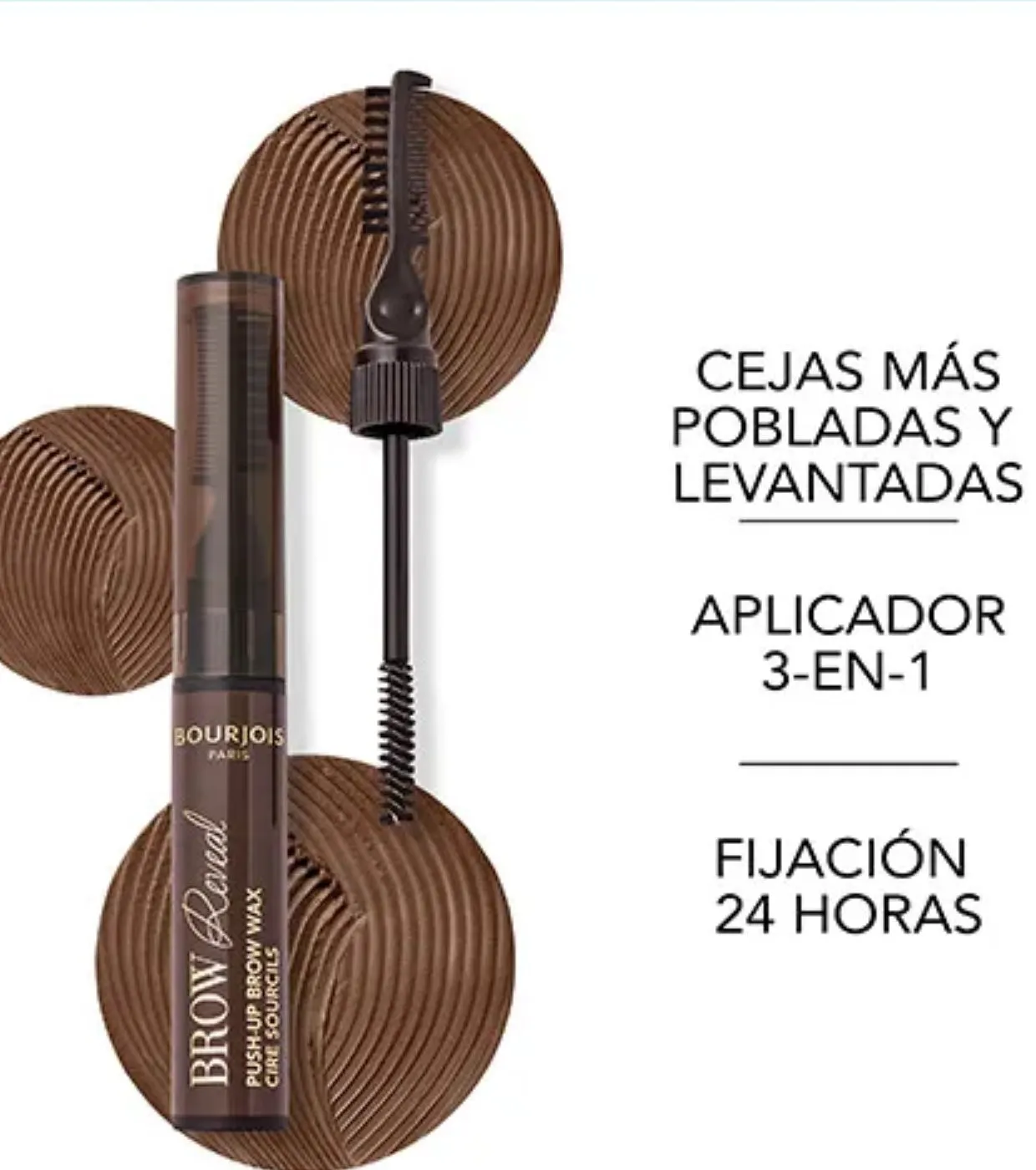 Bourjois - Eyebrow Gel Brow Max Reveal - 04 Black Brown