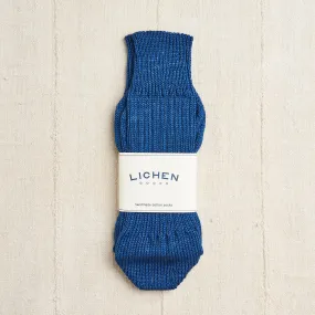 Compostable Cotton Socks, Indigo