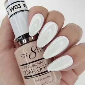 Cre8tion Gel Polish, French Collection, W03, 0.5oz