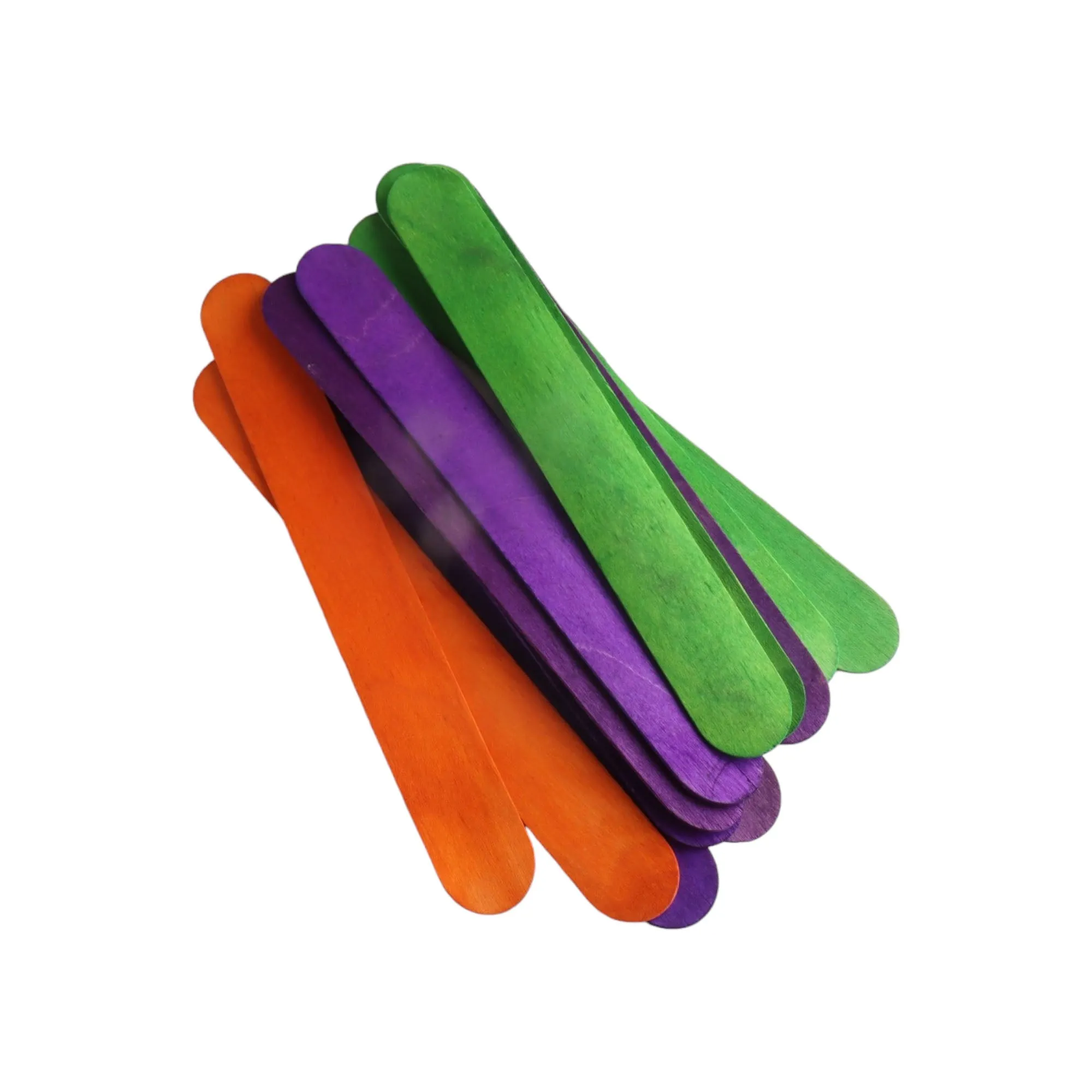 DIY Craft Multicolor Wooden Ice Cream Sticks 20x1.8cm