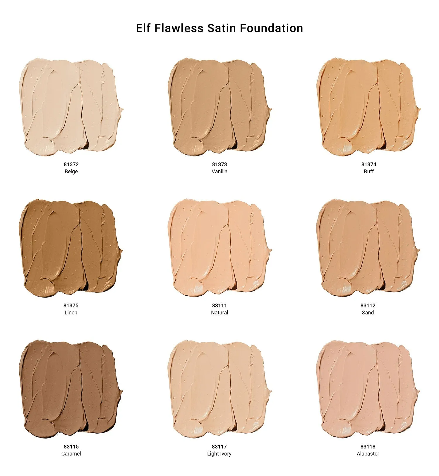 Elf Flawless Satin Foundation 0.68oz