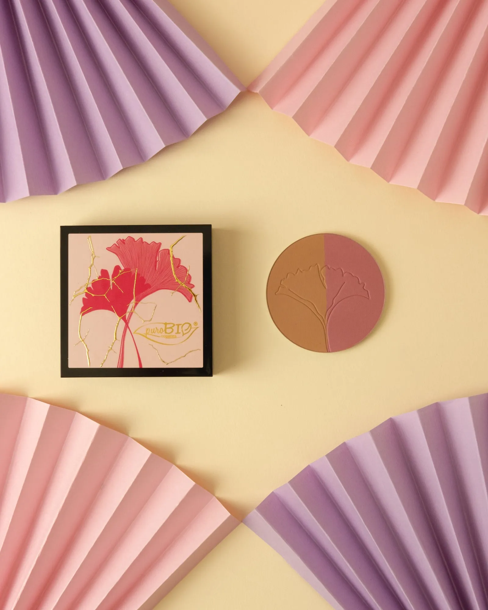 EMPATHY FACE DUO BRONZER / BLUSH n. 01 - Beige brown / Mauve pink Finish matte