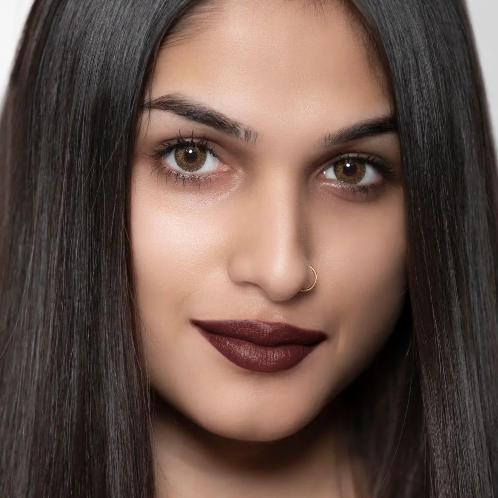 Faces Canada Matte Lip Crayon | Cocoa Butter and Chamomile enriched | One Stroke Intense Color | Smooth Glide | All Day Hydrated Lips | Shade - Brunette 2.8g