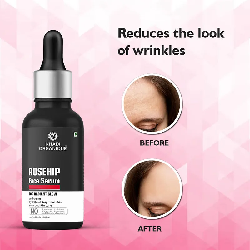 KHADI ORGANIQUE ROSEHIP FACE SERUM-30 ml