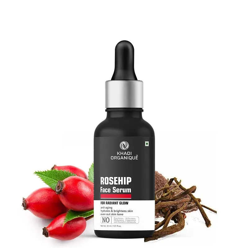 KHADI ORGANIQUE ROSEHIP FACE SERUM-30 ml