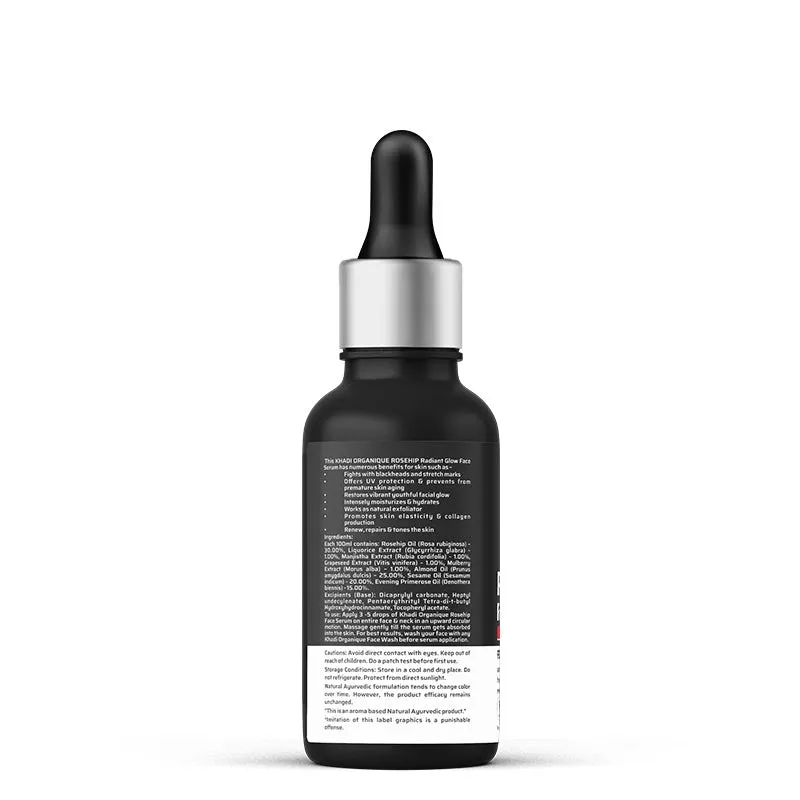KHADI ORGANIQUE ROSEHIP FACE SERUM-30 ml