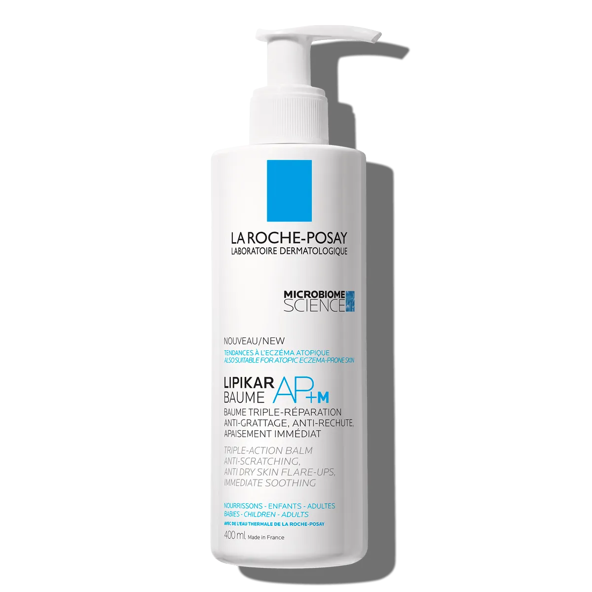 LA ROCHE POSAY LIPIKAR AP M DAILY REPAIR FACE AND BODY MOISTURIZER FOR DRY SKIN 400ML