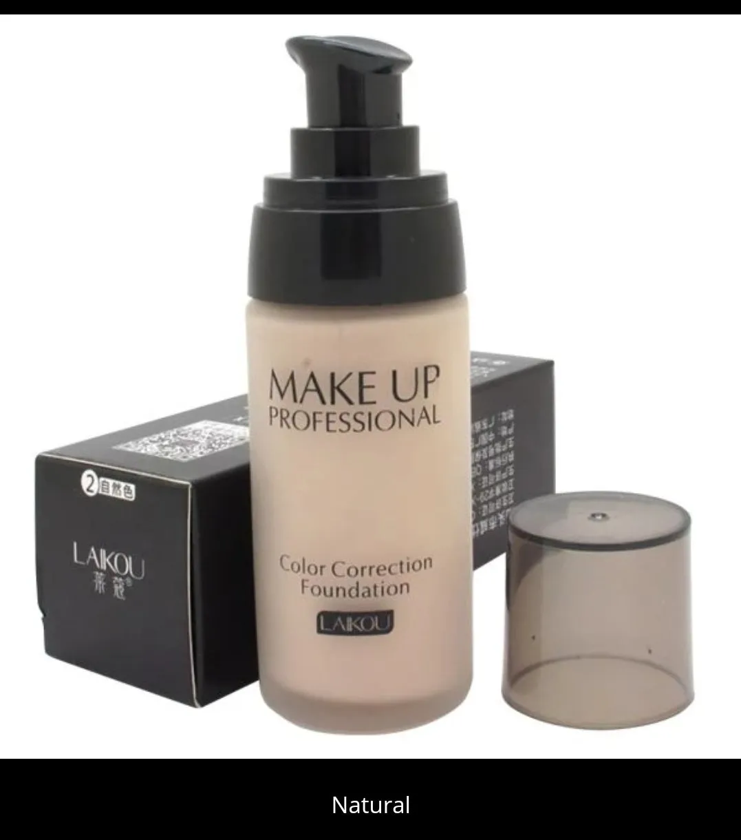 Laikou Waterproof Liquid Foundation - 40g Corrective Makeup Base for Flawless Complexion