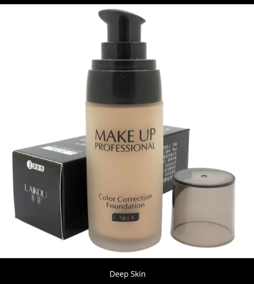 Laikou Waterproof Liquid Foundation - 40g Corrective Makeup Base for Flawless Complexion