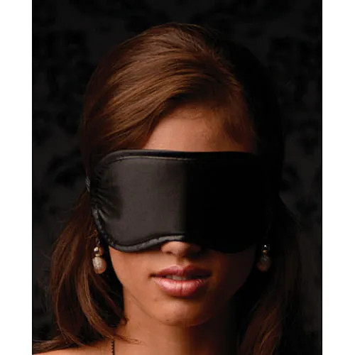 Le Boheme Satin Blindfold - Black