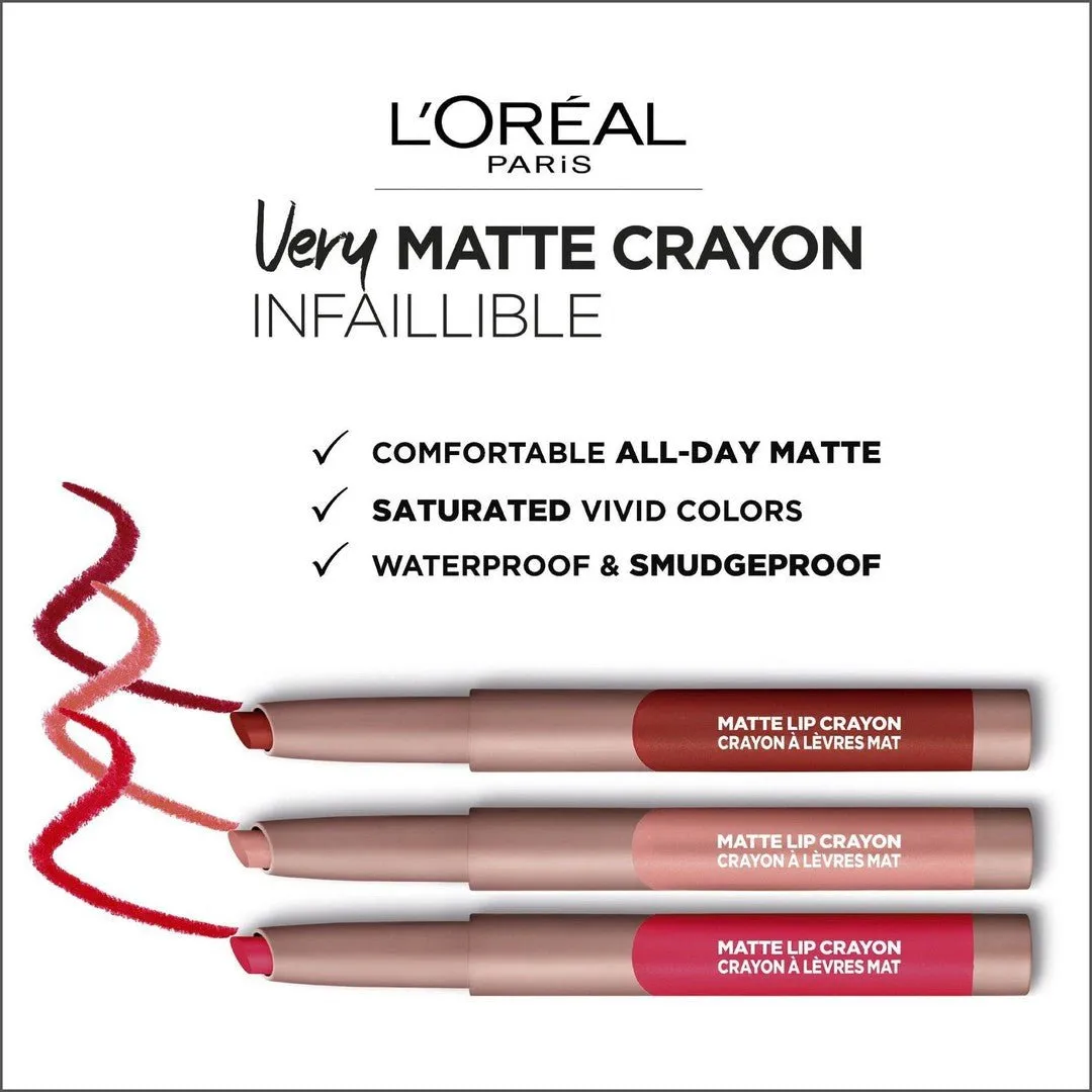 L'Oréal Paris Infaillible Matte Lip Crayon 105 Sweet & Salty