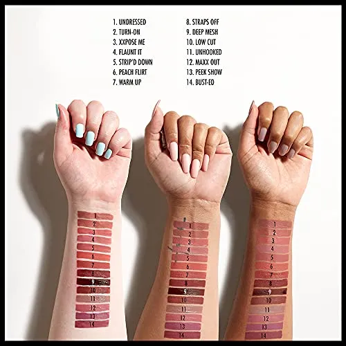 NYX PROFESSIONAL MAKEUP Lip Lingerie XXL Matte Liquid Lipstick - Bust-Ed (Purple Mauve)