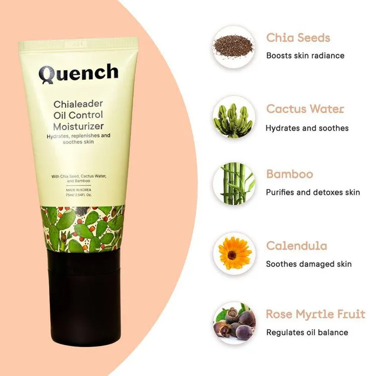 Oil Control Moisturizer with Chia Seeds Omega 3 - 75 ML Free