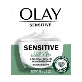 Olay Sensitive Soothing Moisturizer with Colloidal Oatmeal (Net wt. 1.7 oz.) Fragrance Free