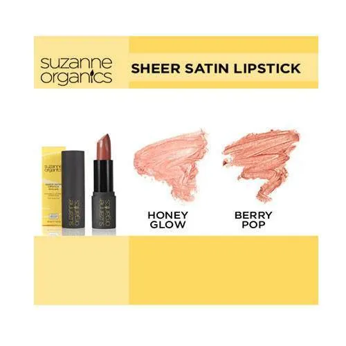 Sheer Satin Lipstick   Natural Blushing Powder Set (5 Options)