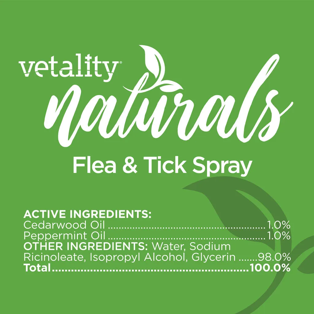 TevraPet Vetality Flea & Tick Spray for Cats & Kittens, 8-oz
