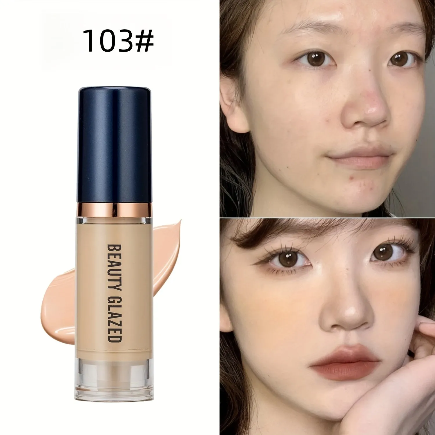 The 6-color Flawless and Nourishing Liquid Foundation for Vibrant Skin