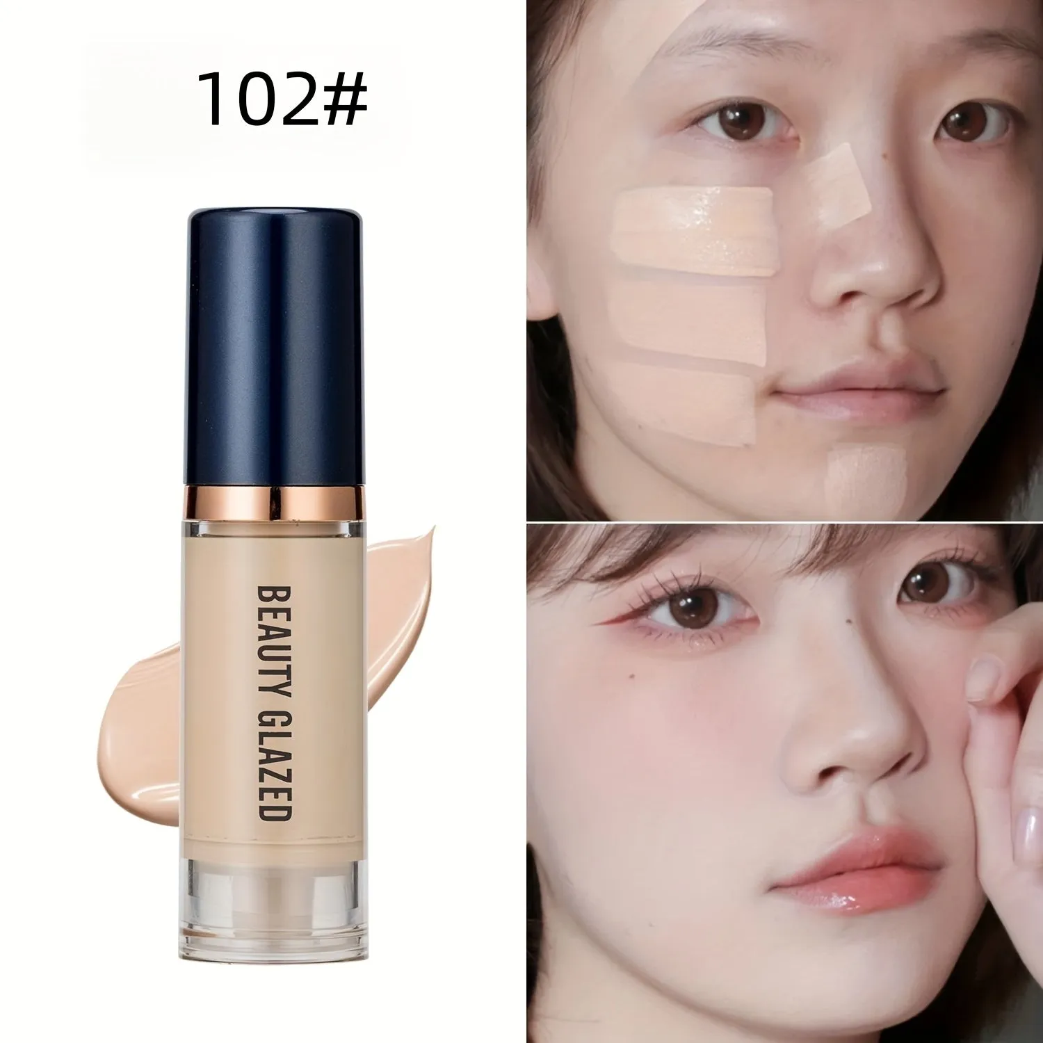 The 6-color Flawless and Nourishing Liquid Foundation for Vibrant Skin