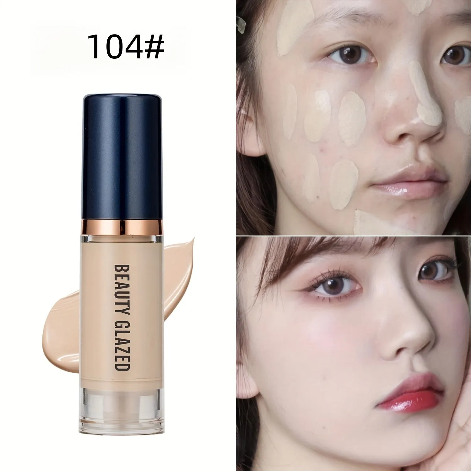 The 6-color Flawless and Nourishing Liquid Foundation for Vibrant Skin