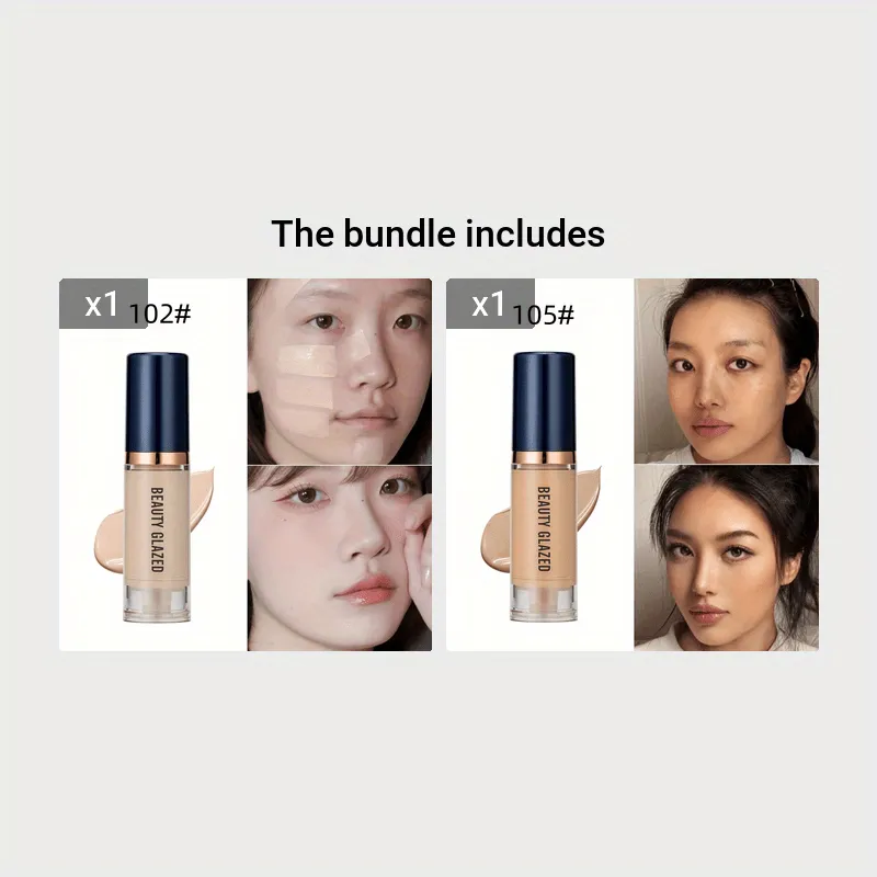 The 6-color Flawless and Nourishing Liquid Foundation for Vibrant Skin
