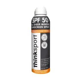 Thinksport All Sheer Mineral Sunscreen Spray SPF 50 