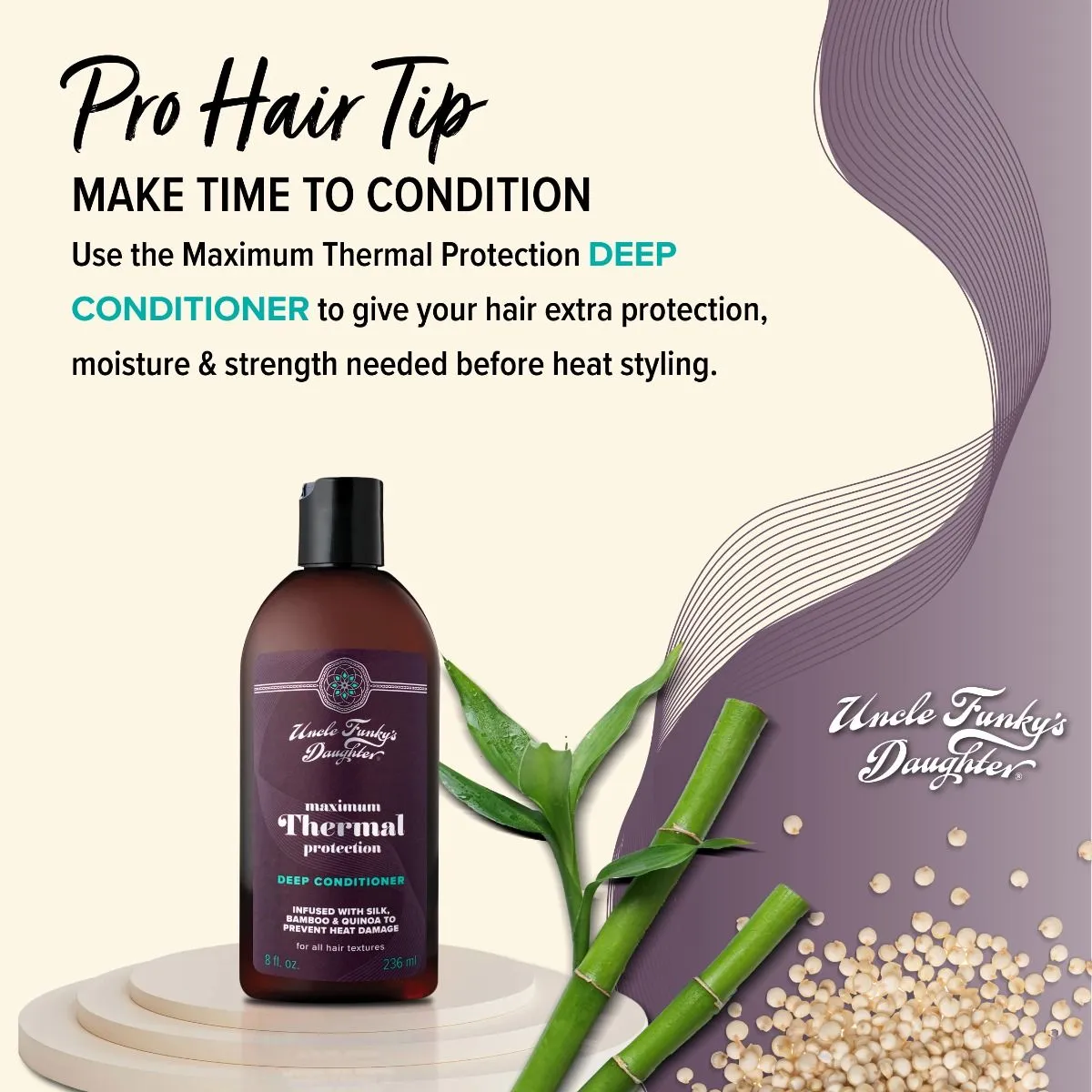 Uncle Funky Daughter Deep Conditioner Maximum Thermal Protection 236ml