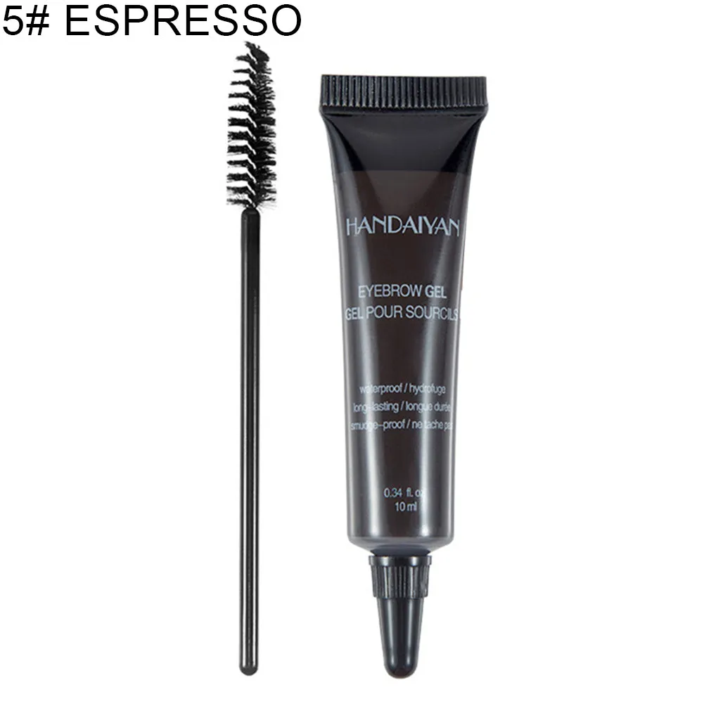Waterproof Eyebrow Long Lasting Pigment Liquid Gel Enhancer Makeup with Brush