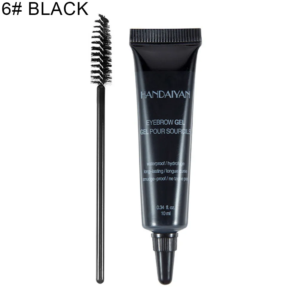 Waterproof Eyebrow Long Lasting Pigment Liquid Gel Enhancer Makeup with Brush