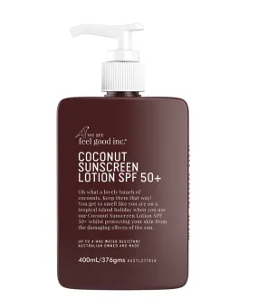 We Are Feel Good Coconut Sunscreen SPF50  400ml Pump